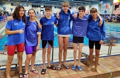 nadadores del Club Natación Pozuelo
