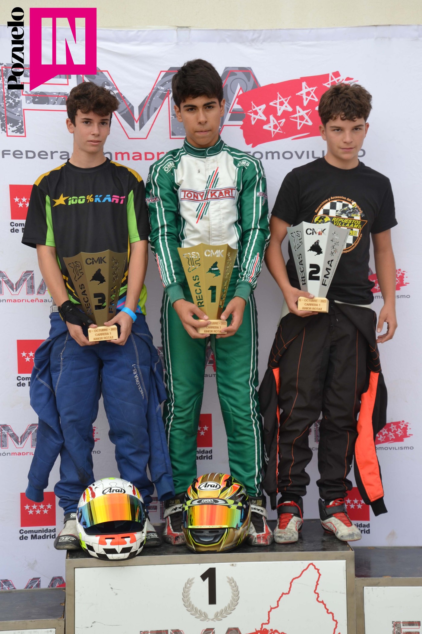 Álvaro Jiménez Campeón Madrileño de Karting
