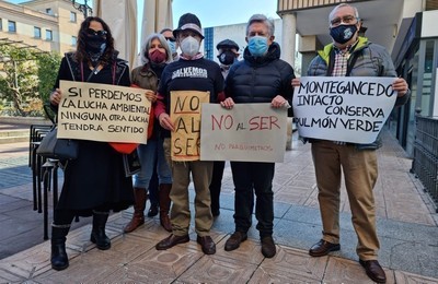 manifestantes de Montegancedo