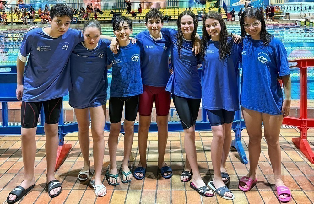 nadadores del Club Natación Pozuelo