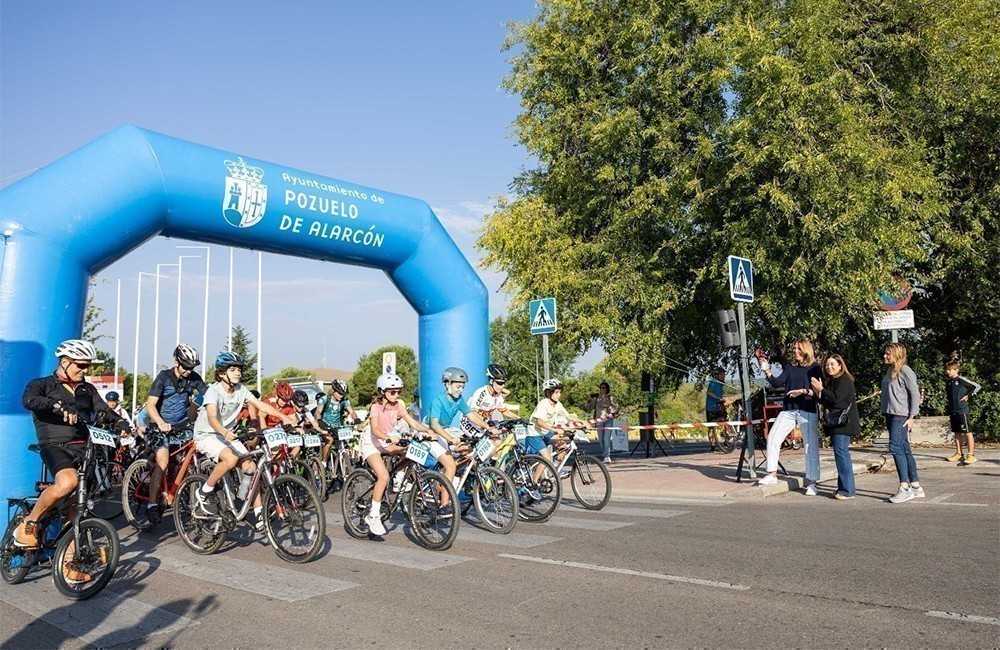 Ciclista en Pozuelo