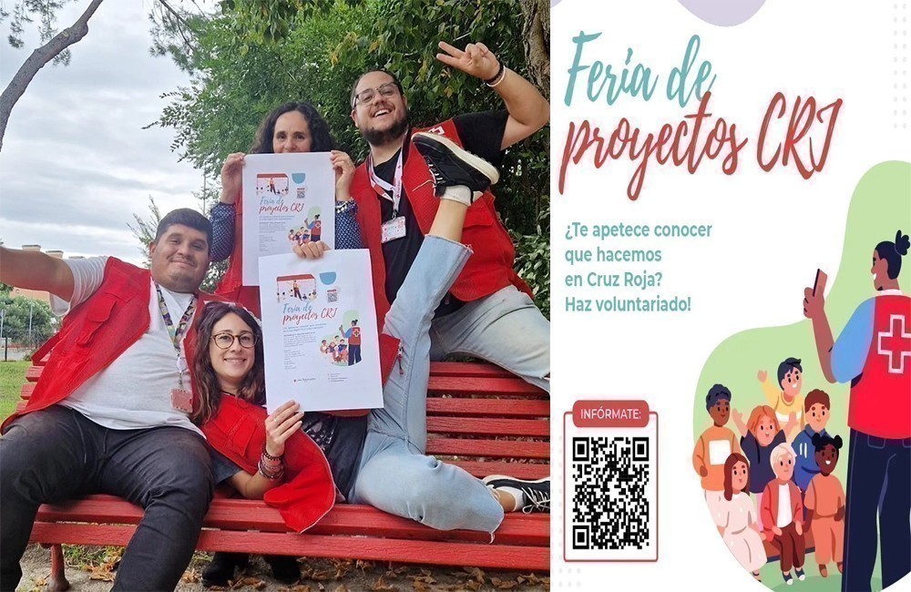 Voluntarios de la Cruz Roja