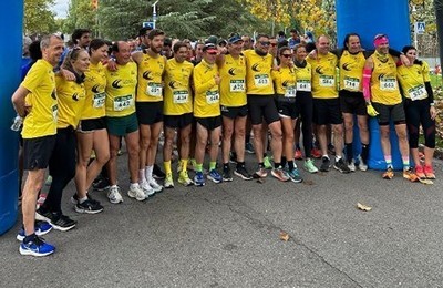 participantes de la maraton de Pozuelo