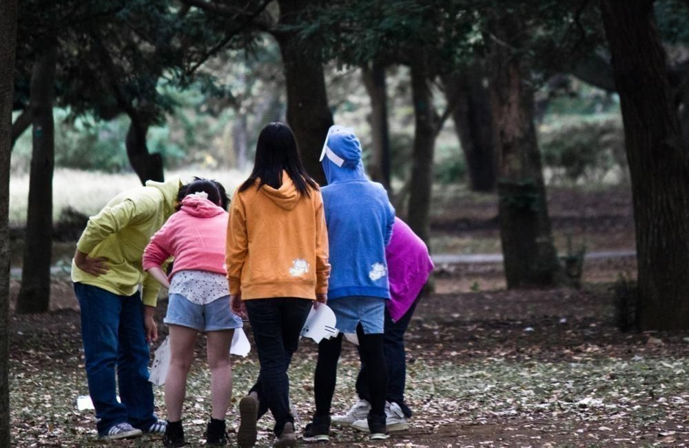 Niños en el campo