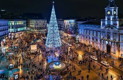 Puerta del Sol en Navidad