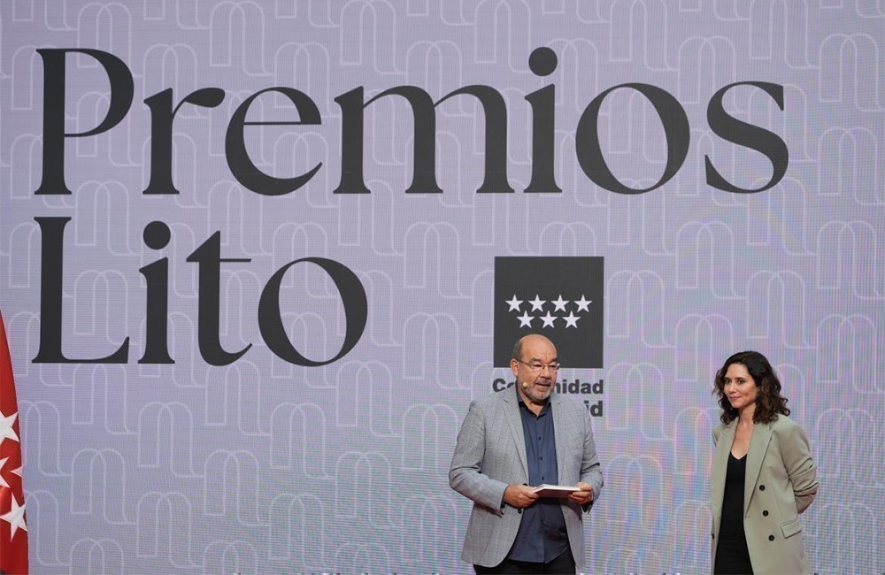 Ayuso en los Premios Lito