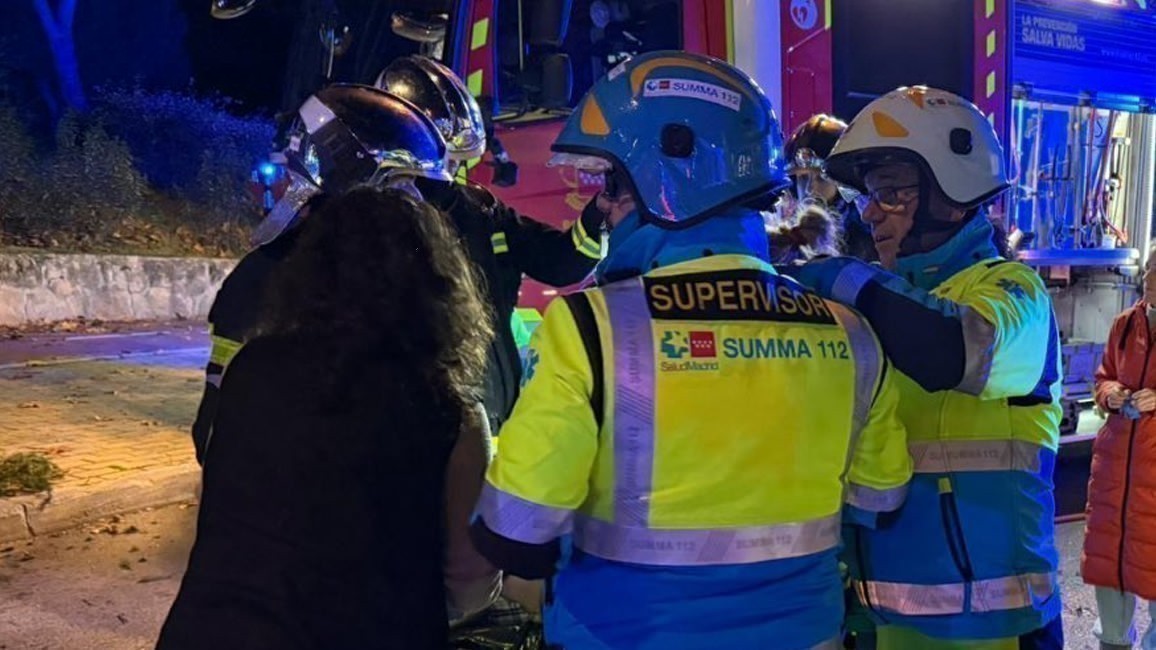 Accidente en Pozuelo