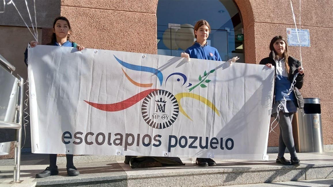 Alumnos escolapios de Pozuelo