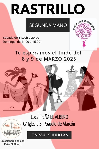 Cartel mercadillo Segunda Mano