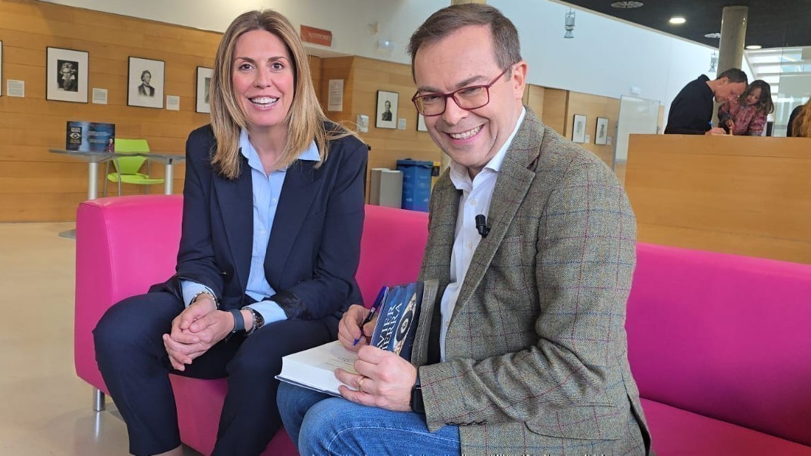 Paloma Tejero con Javier Sierra