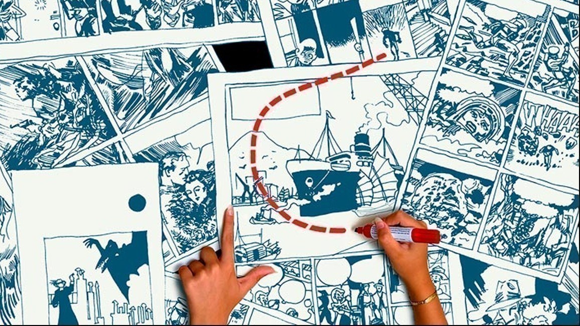 Dibujando en un comic