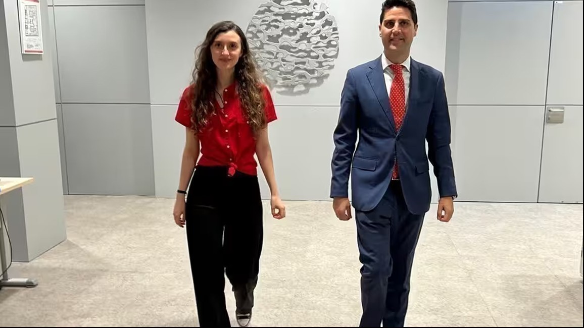 Emilio Viciana con Marina