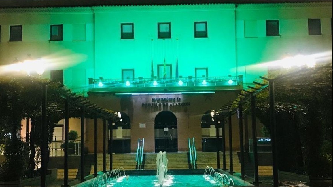 Ayuntamiento de verde en Pozuelo