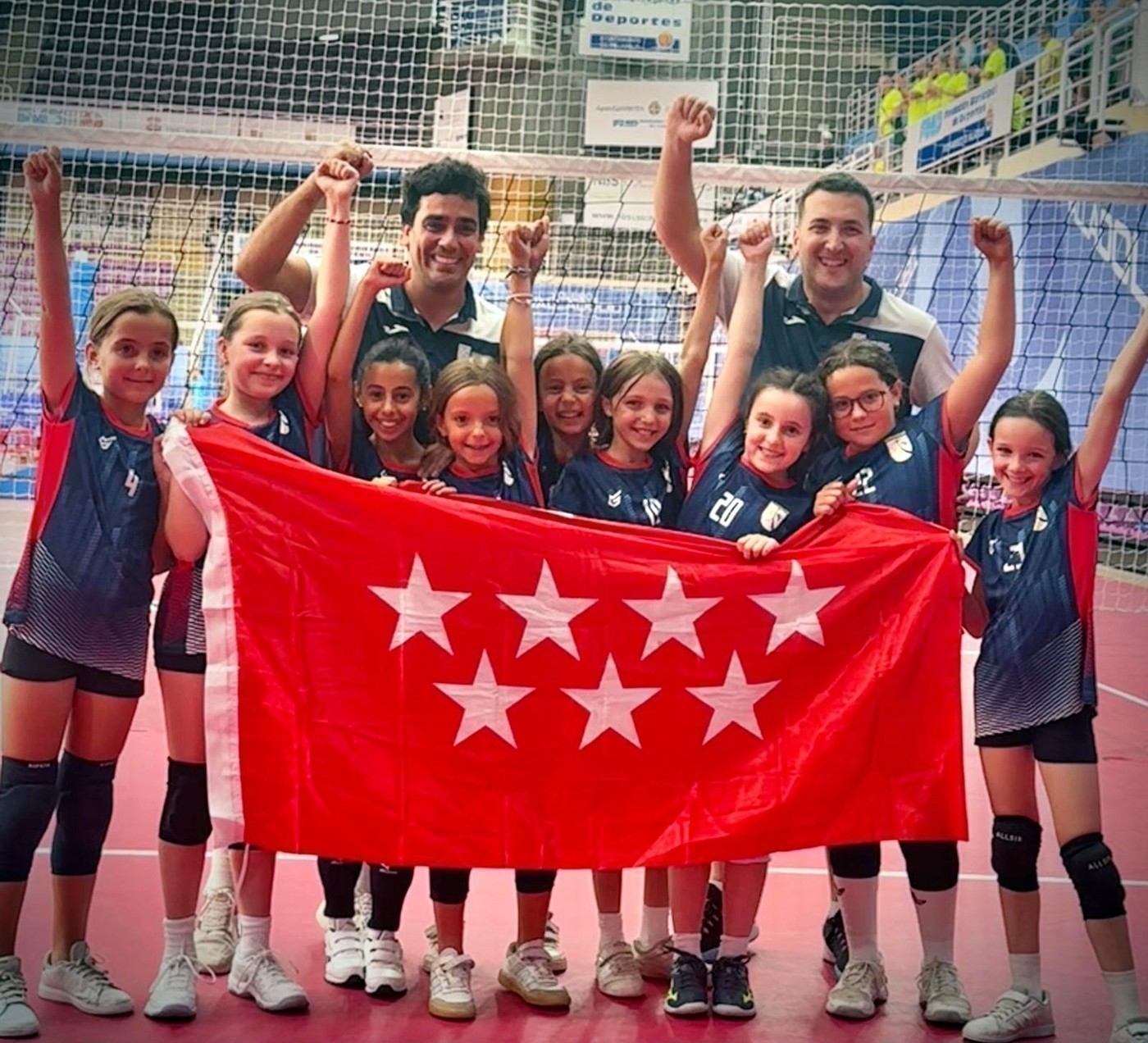 Equipo benjamín de Voley