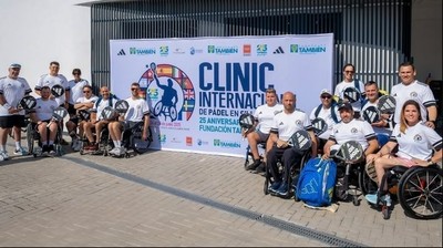 Clinic padel en silla de ruedas