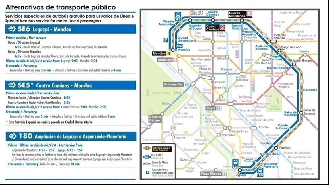 transporte público madrid