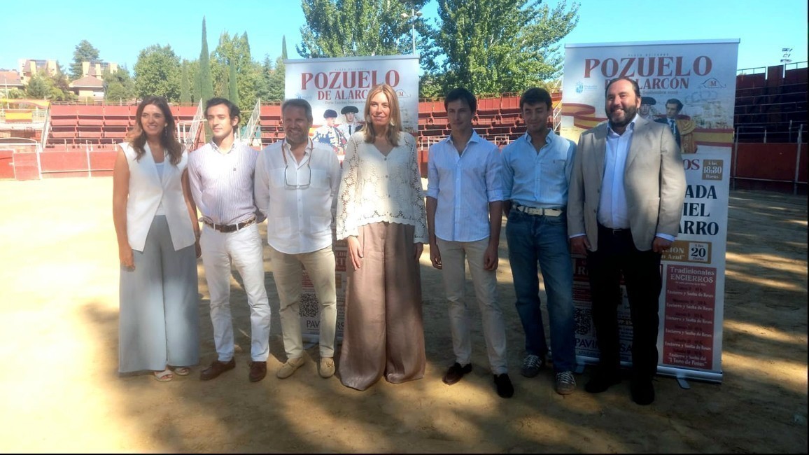 Paloma Tejero con toreros