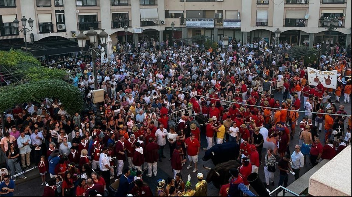 Plaza Mayor de Pozuelo en Fiestas