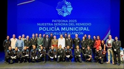 Premiados por la Policía Municipal de Pozuelo