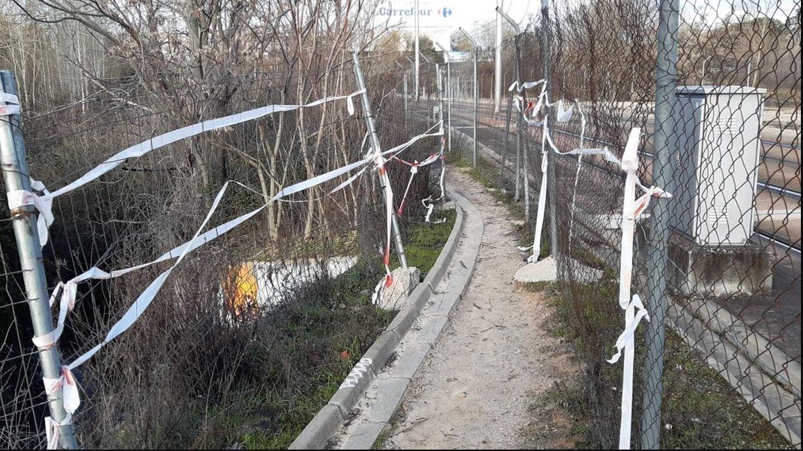 paso por arroyo meaques pozuelo