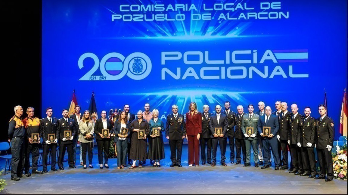 Acto Policía en Pozuelo
