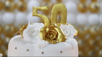 Tarta de 50 aniversario