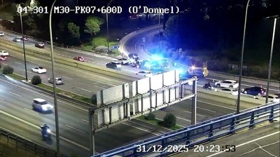 Accidente de tráfico en Madrid