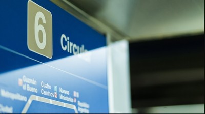 Cartel Línea 6 Metro de Madrid