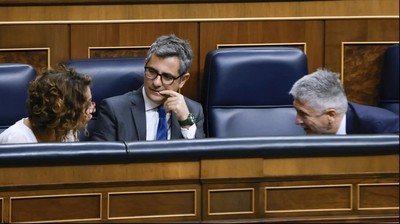 Félix Bolaños en el Congreso de los Diputados