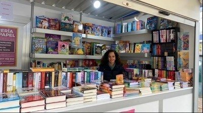 Caseta en la Feria del Libro de Pozuelo