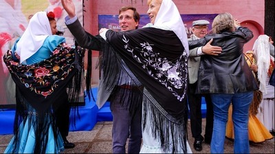 Almeida con chulapas