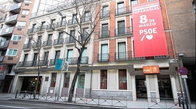Sede federal del Psoe en Ferraz