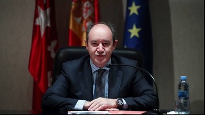 El presidente del Tribunal Superior de Justicia de Madrid (TSJM), Celso Rodríguez Padrón