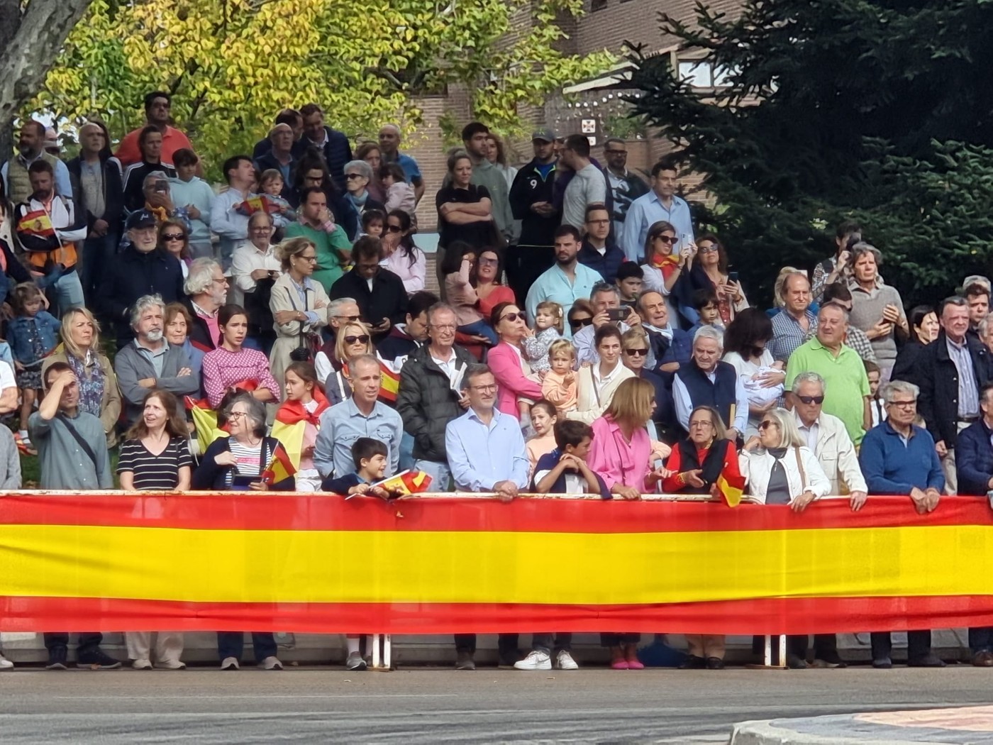 homenaje a la Bandera de España