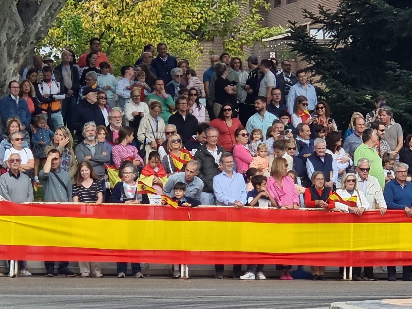 homenaje a la Bandera de España