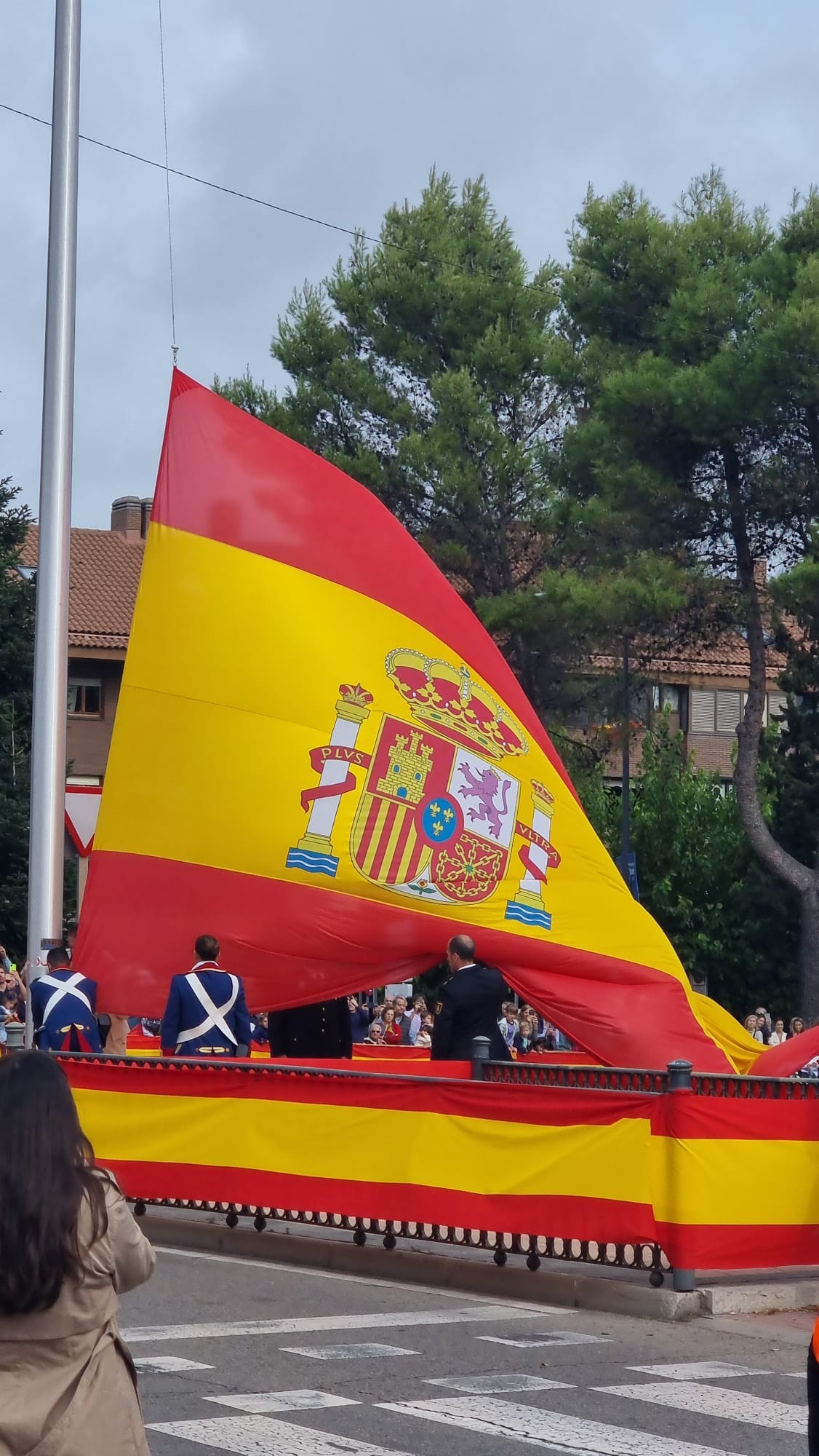 homenaje a la Bandera de España