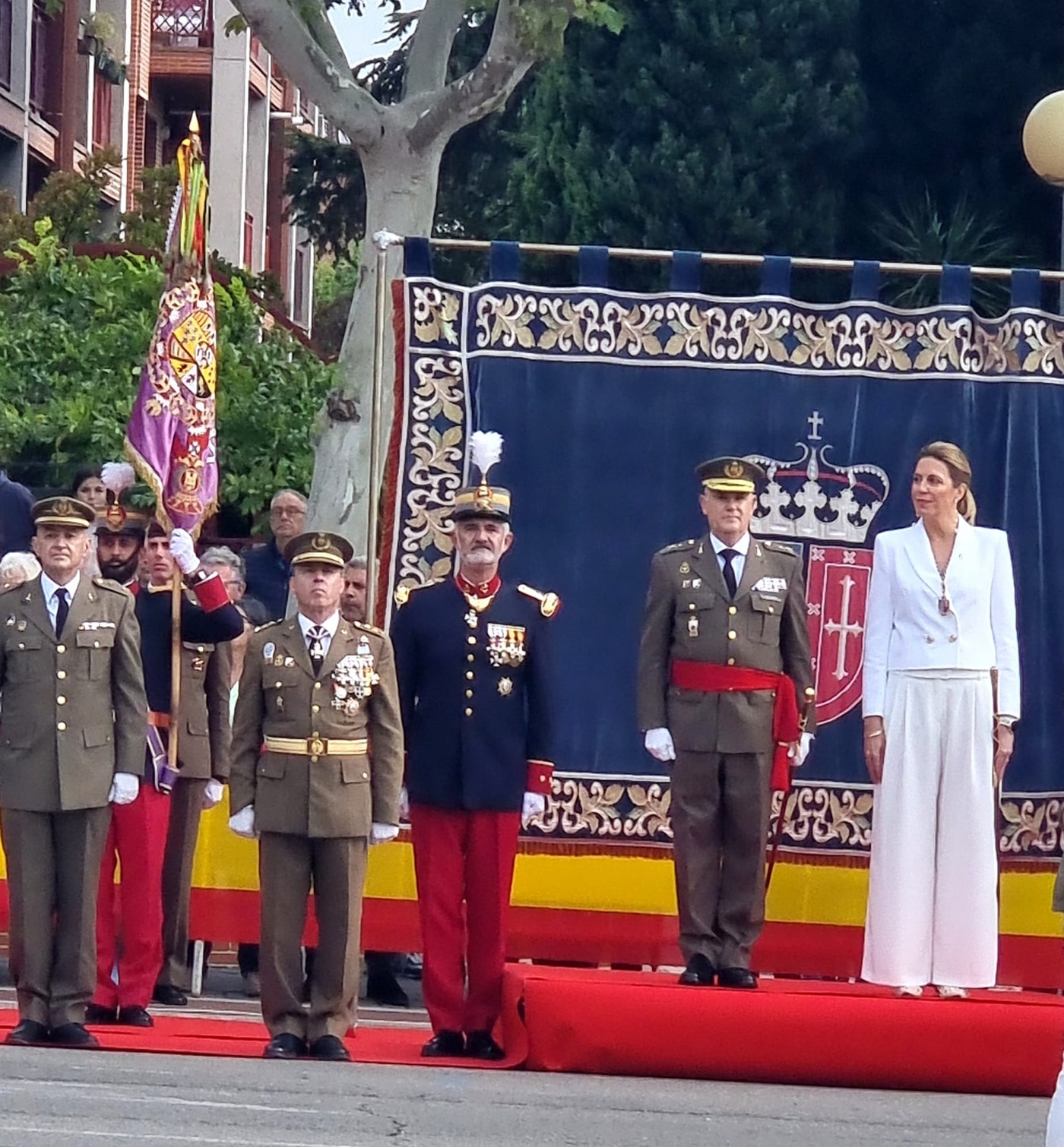 homenaje a la Bandera de España