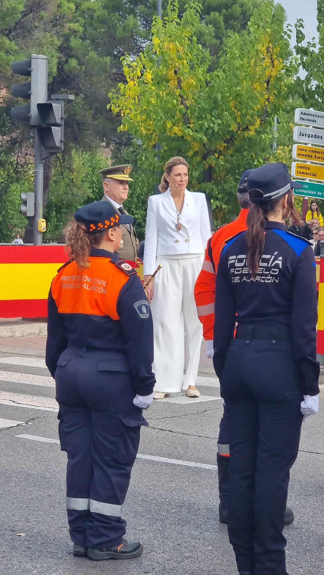 homenaje a la Bandera de España