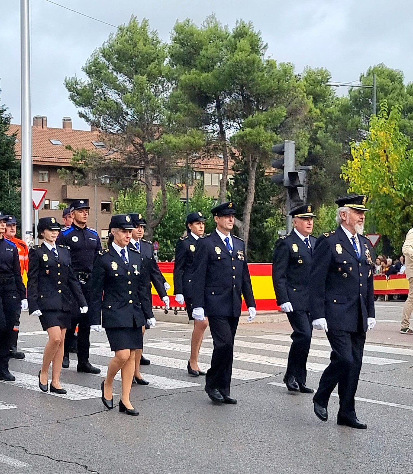 homenaje a la Bandera de España