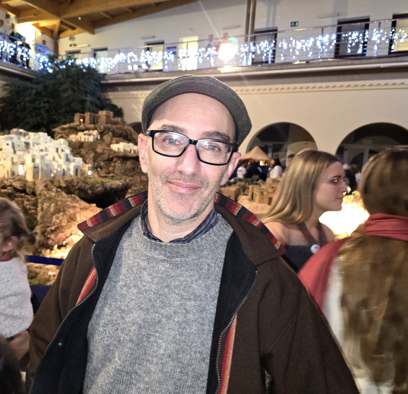 Belén Municipal en el Patio de Segovia del Ayuntamiento de Pozuelo