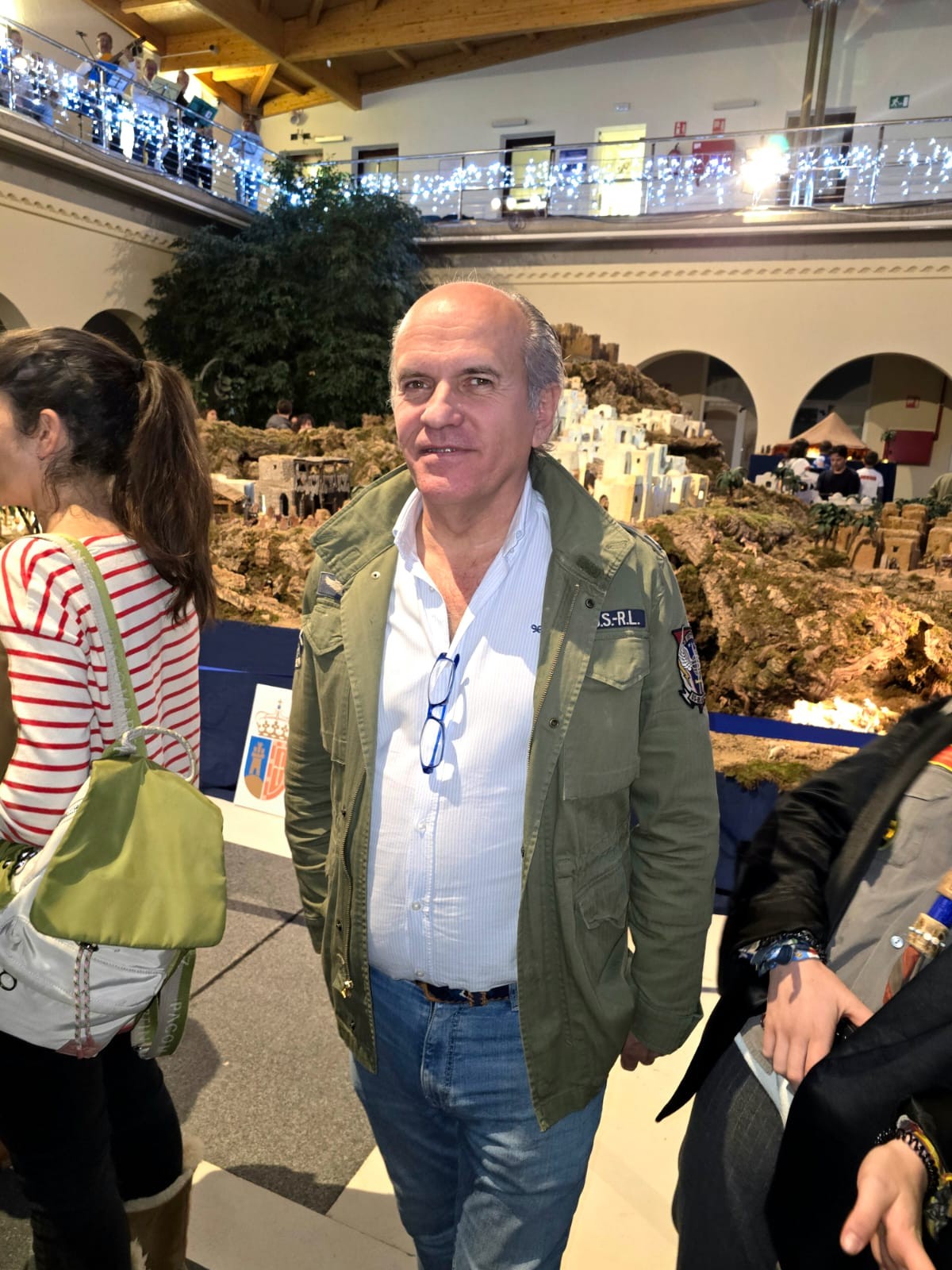 Belén Municipal en el Patio de Segovia del Ayuntamiento de Pozuelo