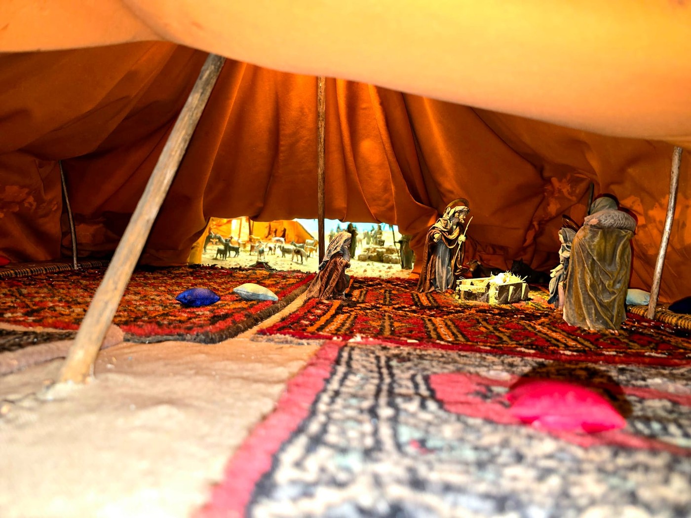 Belén Municipal en el Patio de Segovia del Ayuntamiento de Pozuelo