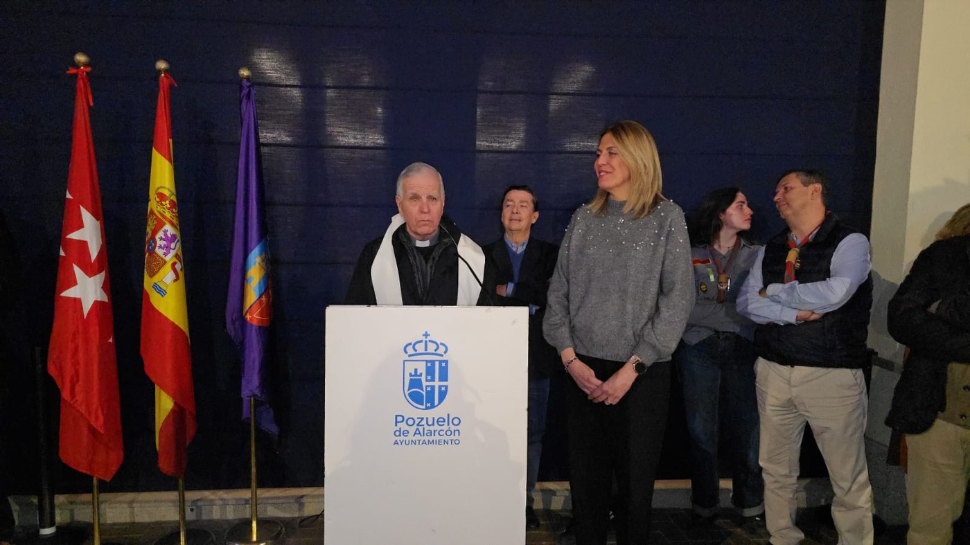Belén Municipal en el Patio de Segovia del Ayuntamiento de Pozuelo