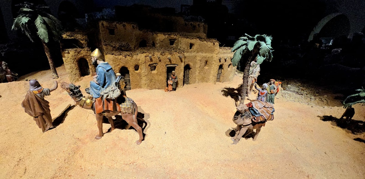 Belén Municipal en el Patio de Segovia del Ayuntamiento de Pozuelo