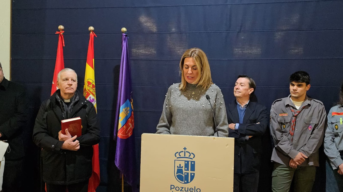 Belén Municipal en el Patio de Segovia del Ayuntamiento de Pozuelo