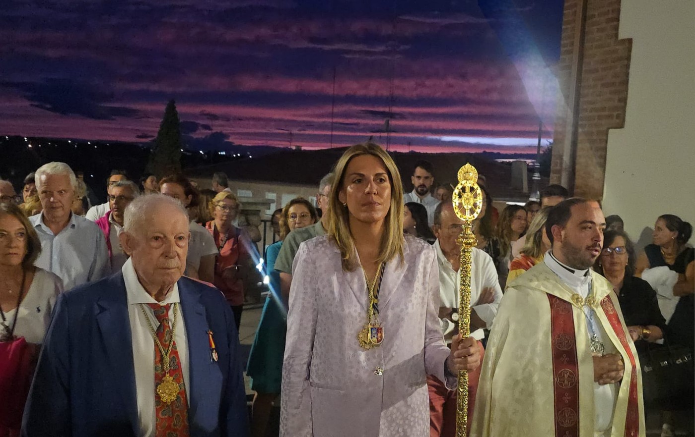 Solemne procesión en honor a Nuestra Señora de la Consolación Coronada en Pozuelo