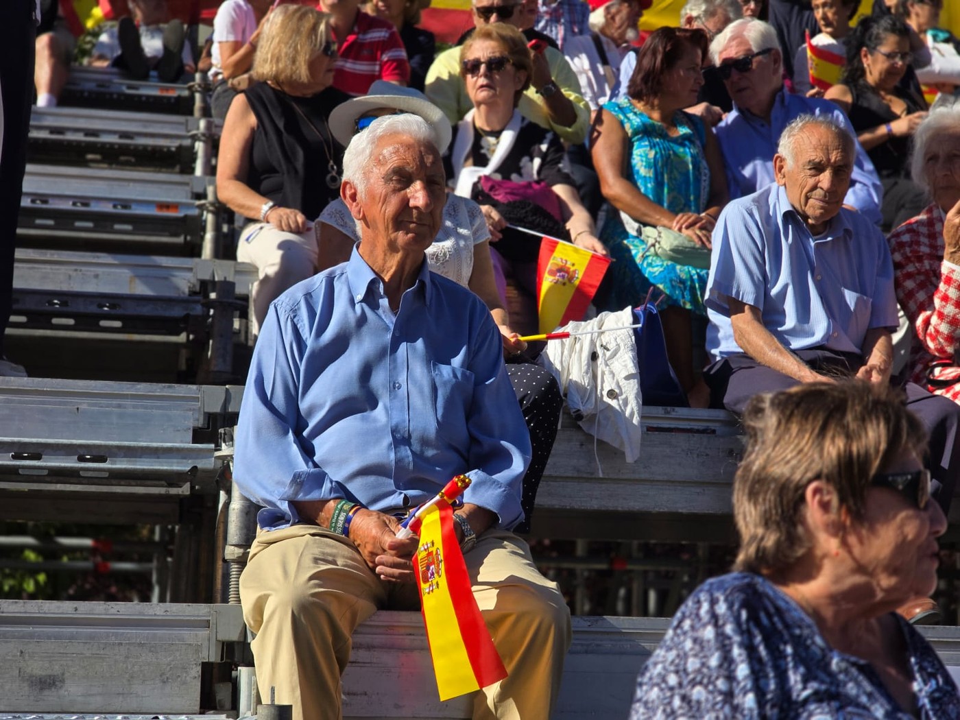 Homenaje a la Bandera de España en Pozuelo