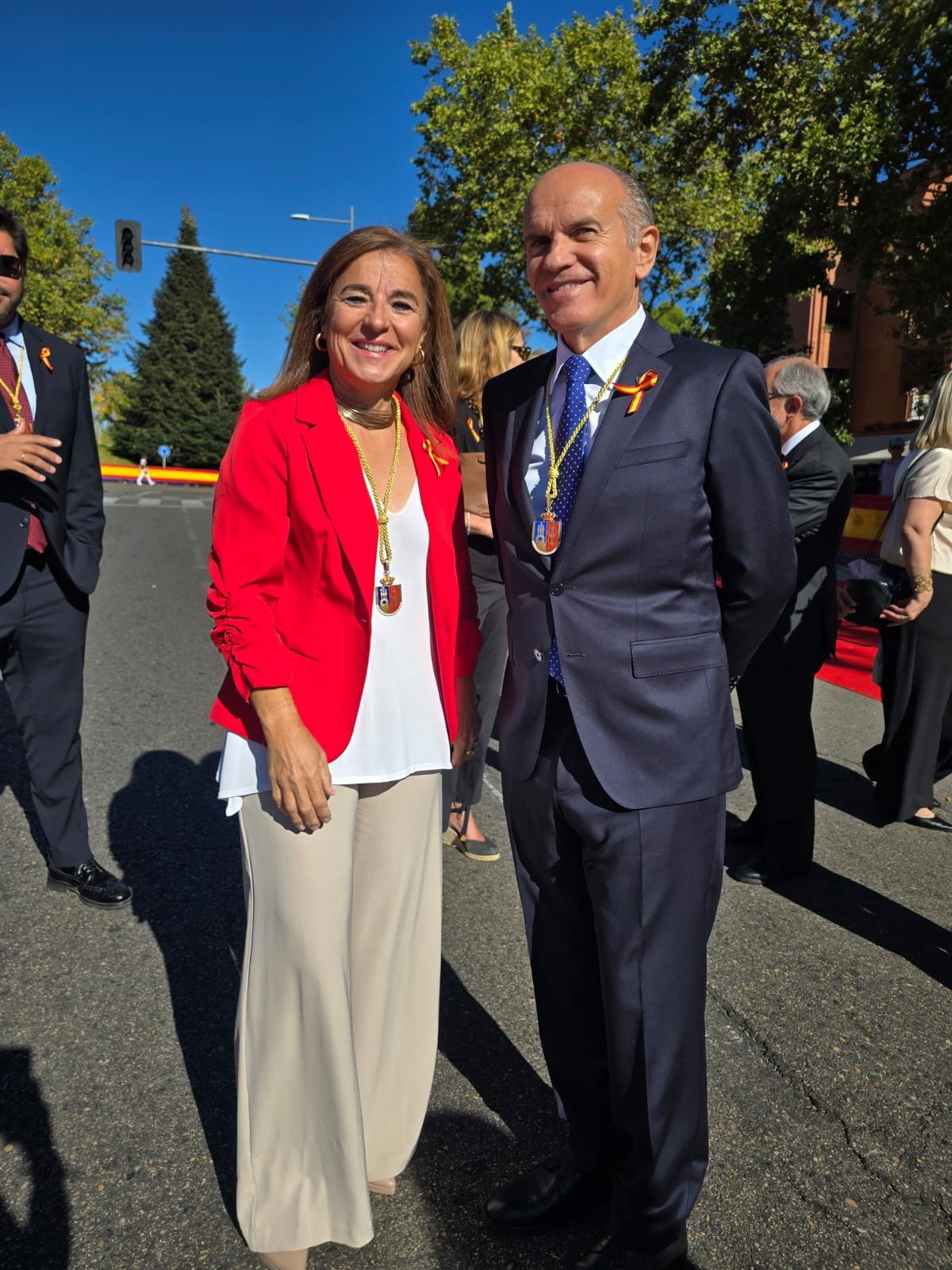Homenaje a la Bandera de España en Pozuelo