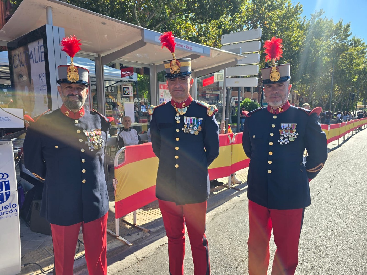 Homenaje a la Bandera de España en Pozuelo