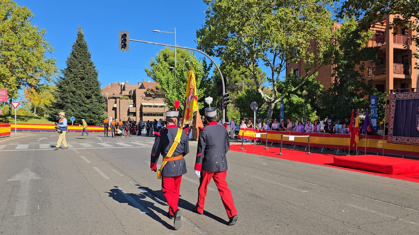Homenaje a la Bandera de España en Pozuelo